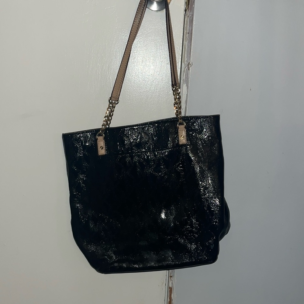 Michael Kors Black Patent Leather Purse